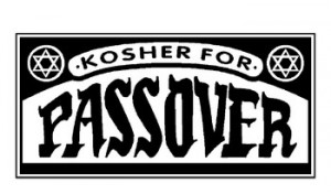 Food that is kosher for Passover does not contain leavened flour.