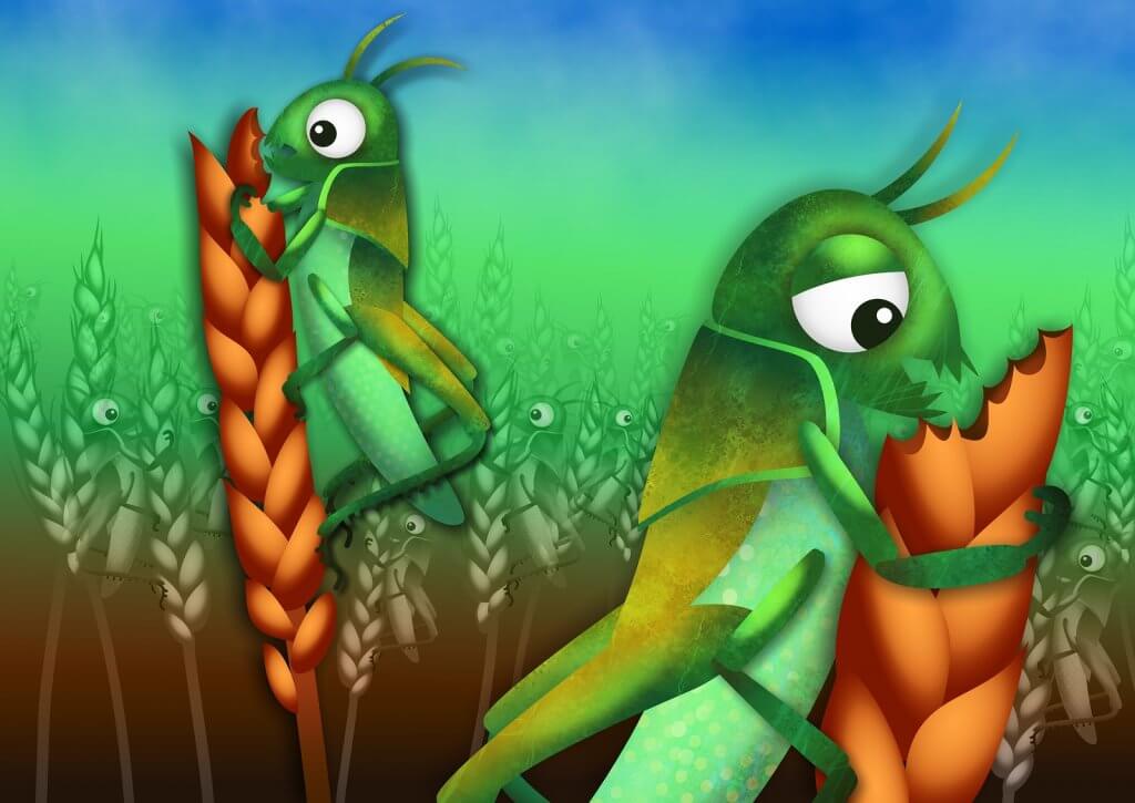 The Plague of Locusts