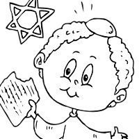 Yummy Matzoh Coloring Page